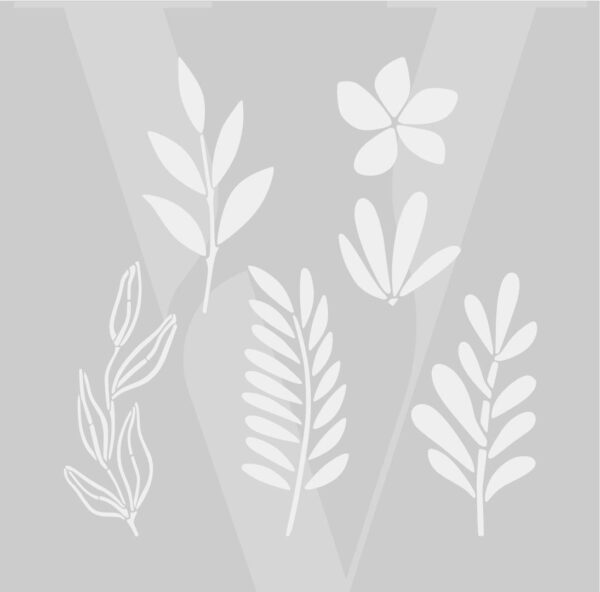 Plantillas para pintar, Vamarú Stencils, Colección Botánico 48x25cm, 5und - Imagen 8