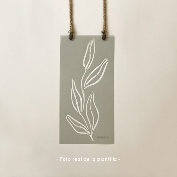 Plantillas para pintar, Vamarú Stencils, Colección Botánico 48x25cm, 5und - Imagen 4