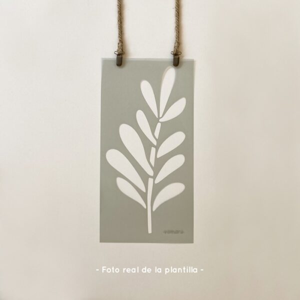 Plantillas para pintar, Vamarú Stencils, Colección Botánico 48x25cm, 5und - Imagen 7