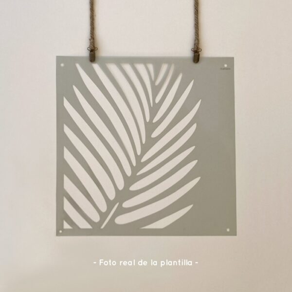 Plantillas para pintar, Vamarú Stencils, Colección Hoja de palma 48x48cm, 5und - Imagen 4