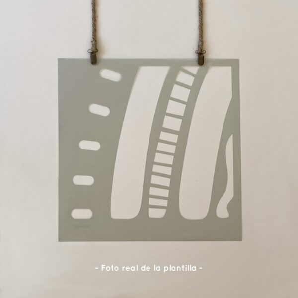 Plantillas para pintar, Vamarú Stencils, Colección Arcoíris gigante 48x48cm, 6und - Imagen 4