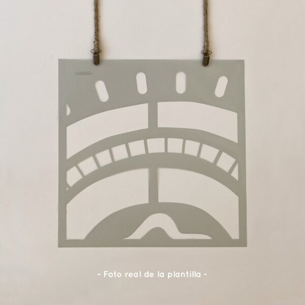 Plantillas para pintar, Vamarú Stencils, Colección Arcoíris gigante 48x48cm, 6und - Imagen 5