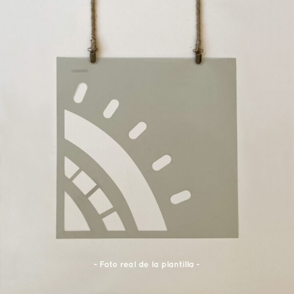 Plantillas para pintar, Vamarú Stencils, Colección Arcoíris gigante 48x48cm, 6und - Imagen 7