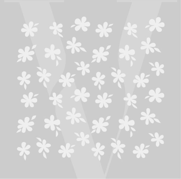 Plantillas para pintar, Vamarú Stencils, Colección Flores del Jardín 48x48cm, 1und - Imagen 4
