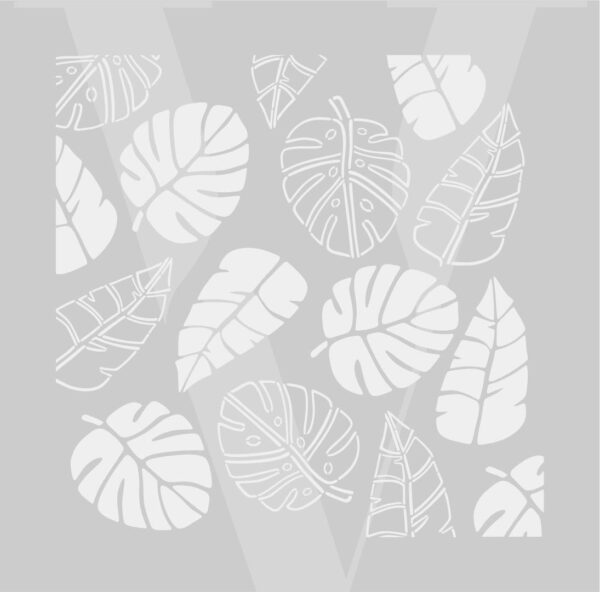 Plantillas para pintar, Vamarú Stencils, Colección Monstera 48x48cm y 48x30cm, 4und - Imagen 7