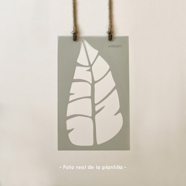 Plantillas para pintar, Vamarú Stencils, Colección Monstera 48x48cm y 48x30cm, 4und - Imagen 5