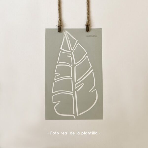 Plantillas para pintar, Vamarú Stencils, Colección Monstera 48x48cm y 48x30cm, 4und - Imagen 3