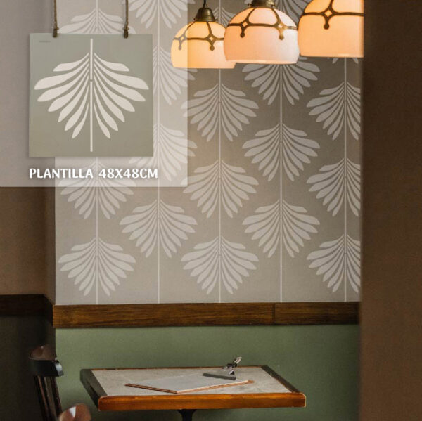 Plantillas para pintar, Vamarú Stencils, Colección Peacock 48x48cm, 1und