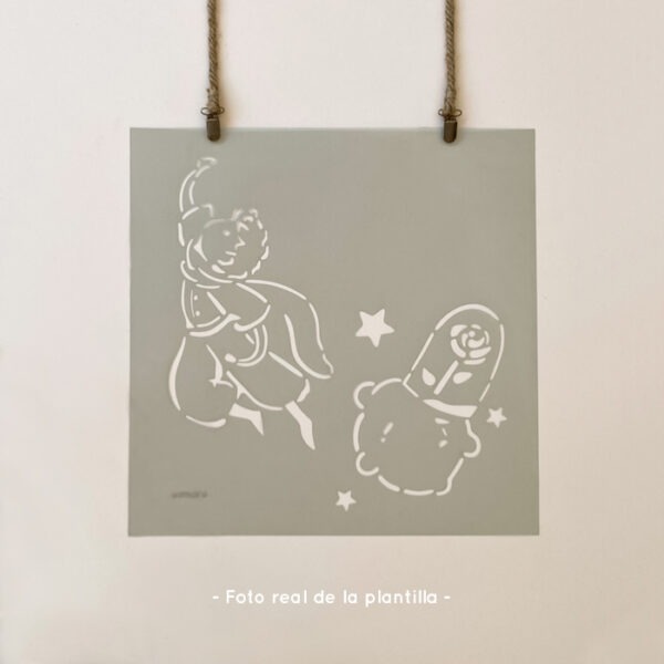 Plantillas para pintar, Vamarú Stencils, Colección El principito 48x48cm, 3und - Imagen 5