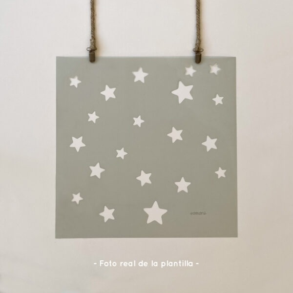 Plantillas para pintar, Vamarú Stencils, Colección Cuento de hadas 48x48cm, 1und - Imagen 3