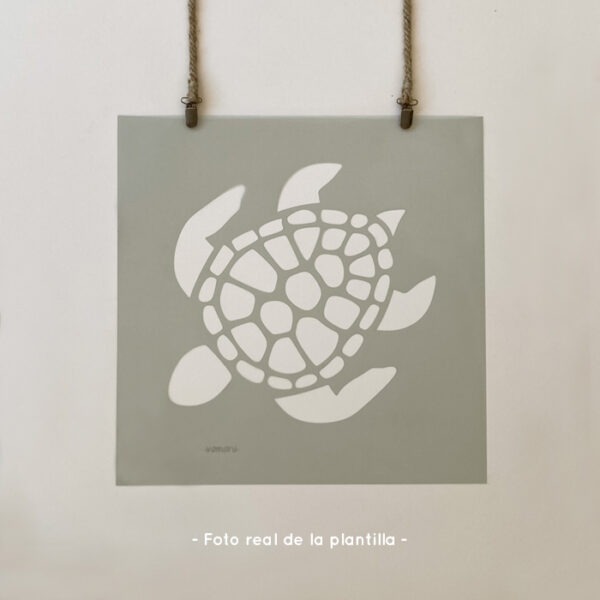 Plantillas para pintar, Vamarú Stencils, Colección Oceanico 48x48cm, 1und - Imagen 3