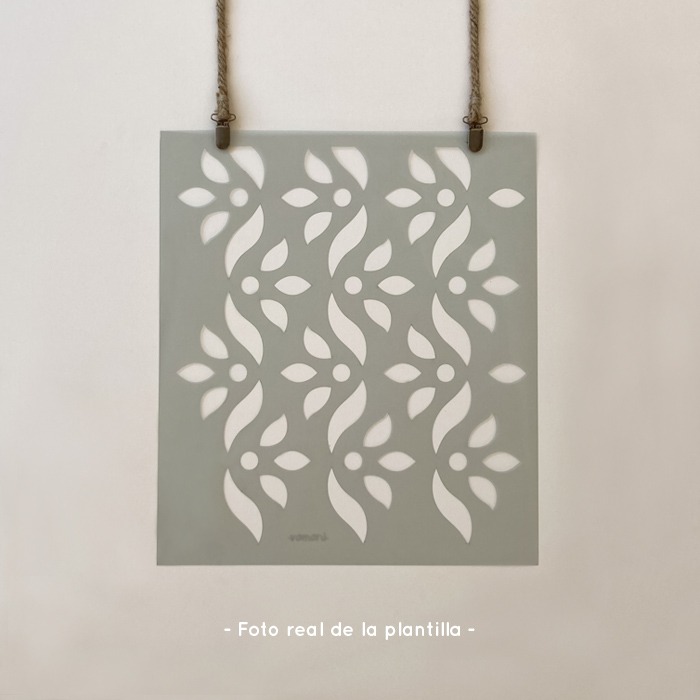 Plantillas para pintar, Vamarú Stencils, Colección Pradera 48x42cm, 1und - Imagen 3