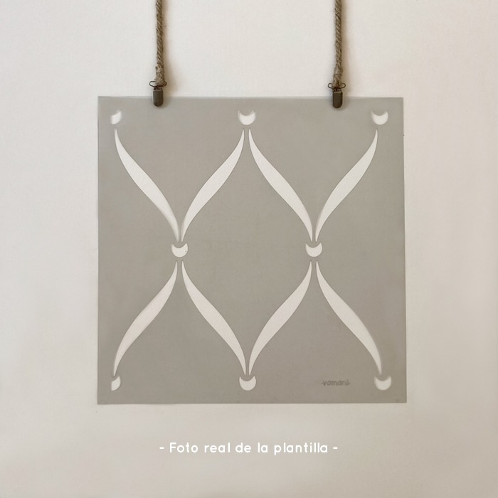 Plantillas para pintar, Vamarú Stencils, Colección Genova 48x48cm, 1und - Imagen 4